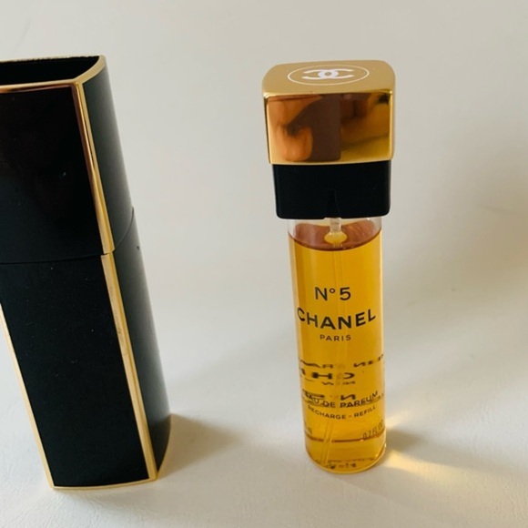 Vintage Chanel #5 Eau De Parfum Paris France 0.7 Fl. Oz / 20 Ml - Picture 1 of 13